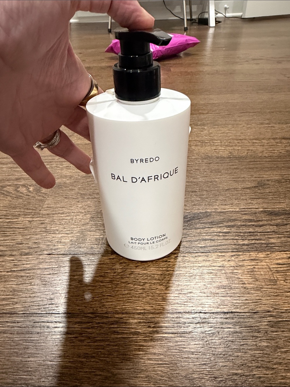 Byredo Bal D'Afrique Body Lotion — White and Black Bottle